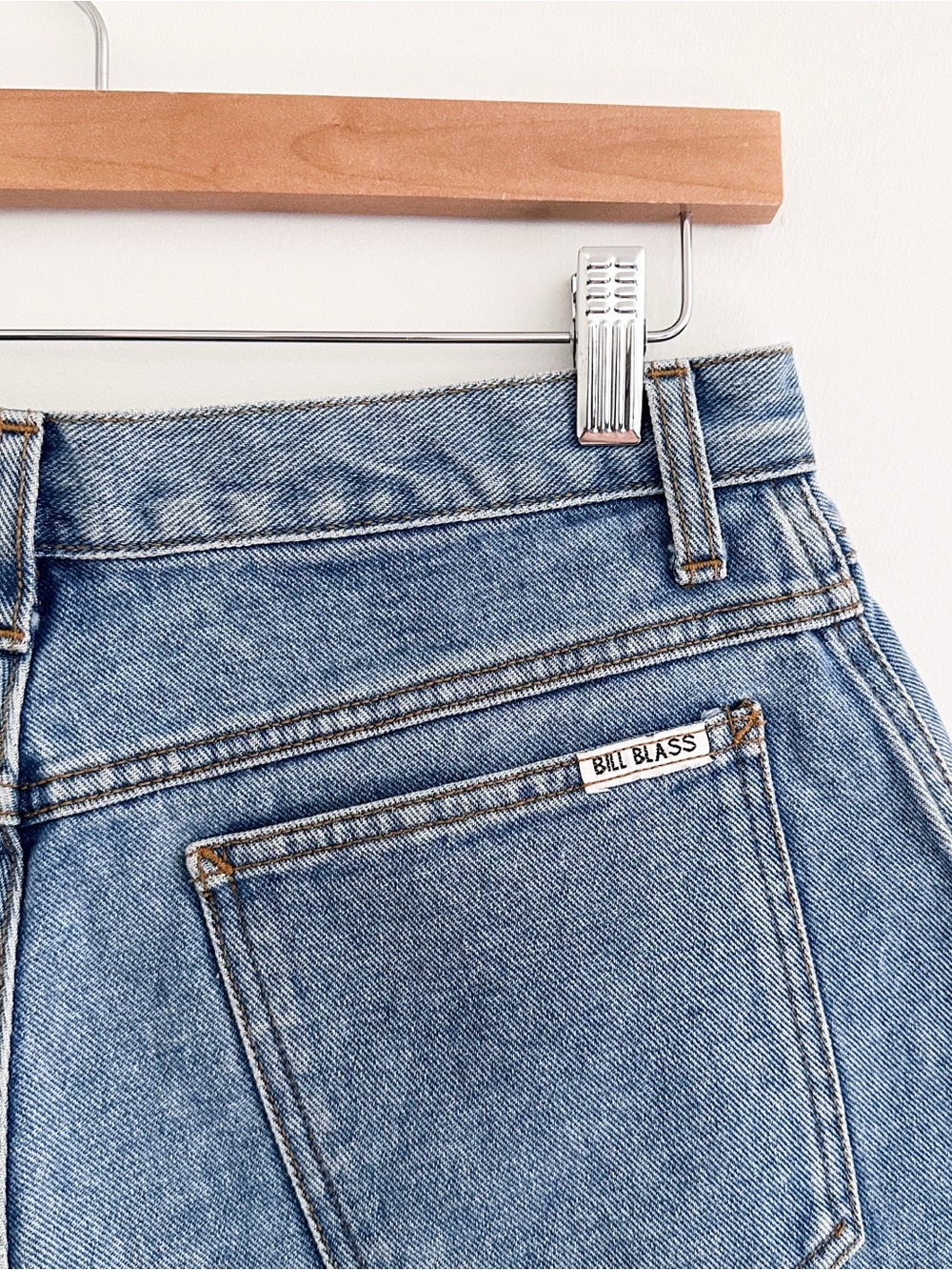 Vintage Bill Blass Jean Shorts Ultra High Rise Mom Denim Jorts Women's Size M - Picture 3 of 8